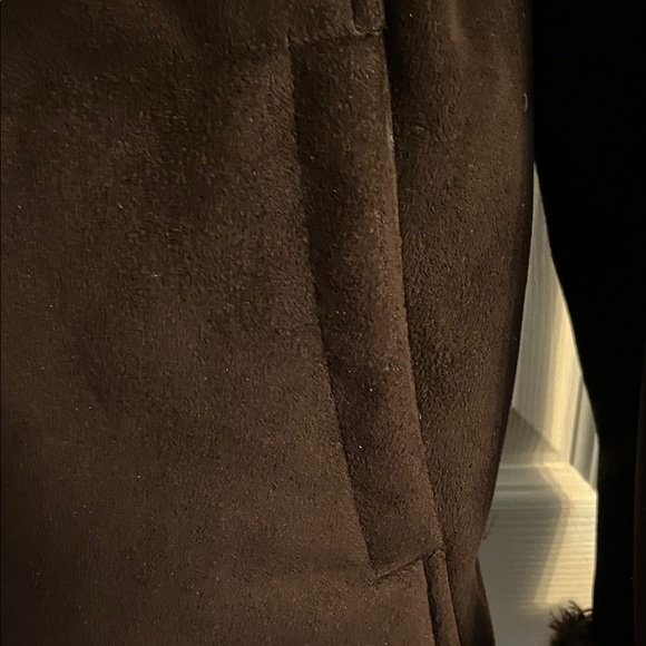 Jones New York Women's Brown Faux Fur Lined Coat - Picture 4 of 10